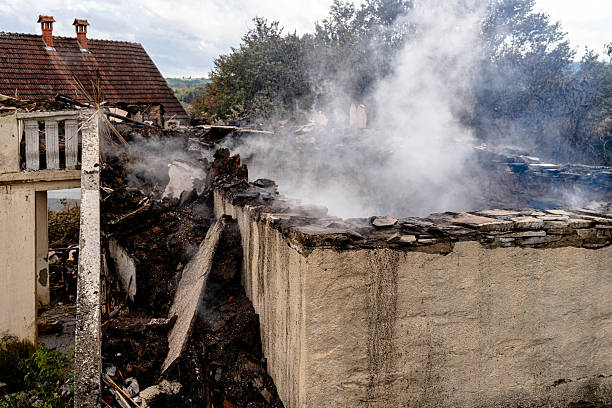 Professional Emergency Fire Cleanup technician working in Grenloch, NJ